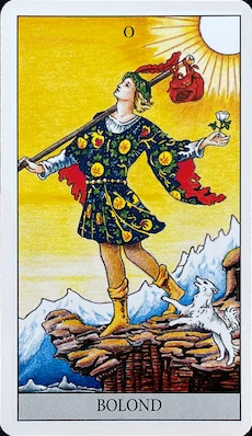 A Bolond tarot lap
