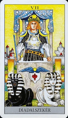 A Diadalszekér tarot lap