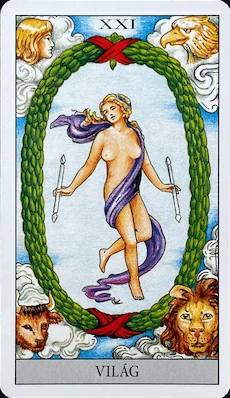A Világ tarot lap